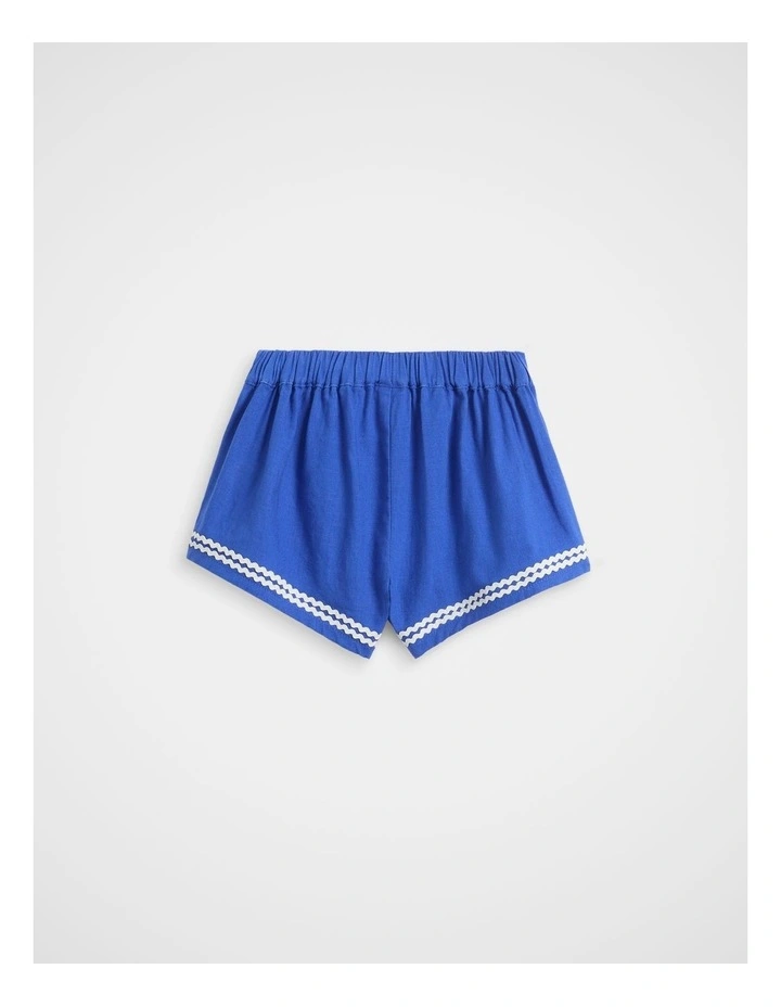 Ricrac Short in Sapphire Blue image 2