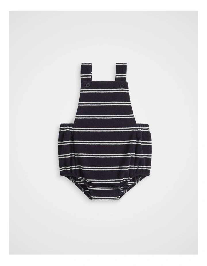Knit Romper in Midnight Blue image 1