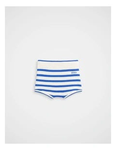 Knit Shortie in Sapphire Blue