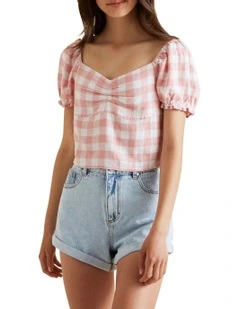 Gingham Top