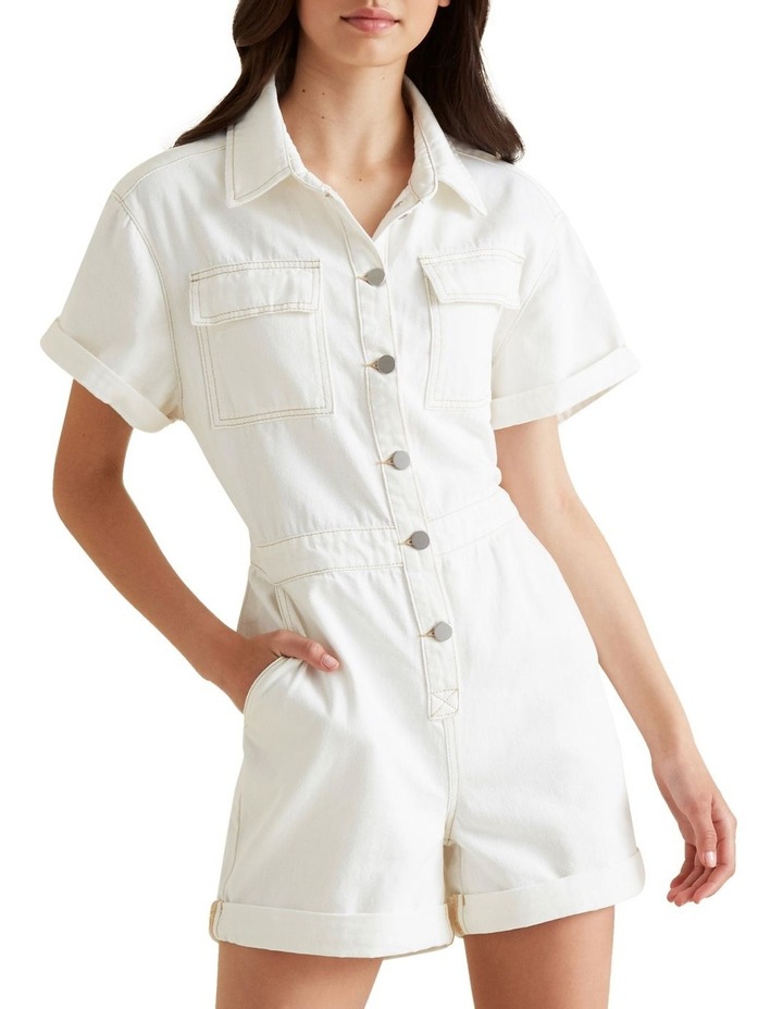 white utility romper