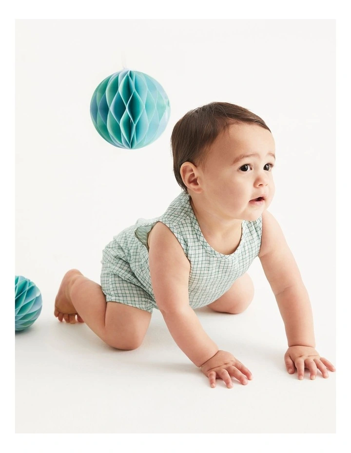 Check Pocket Romper image 2