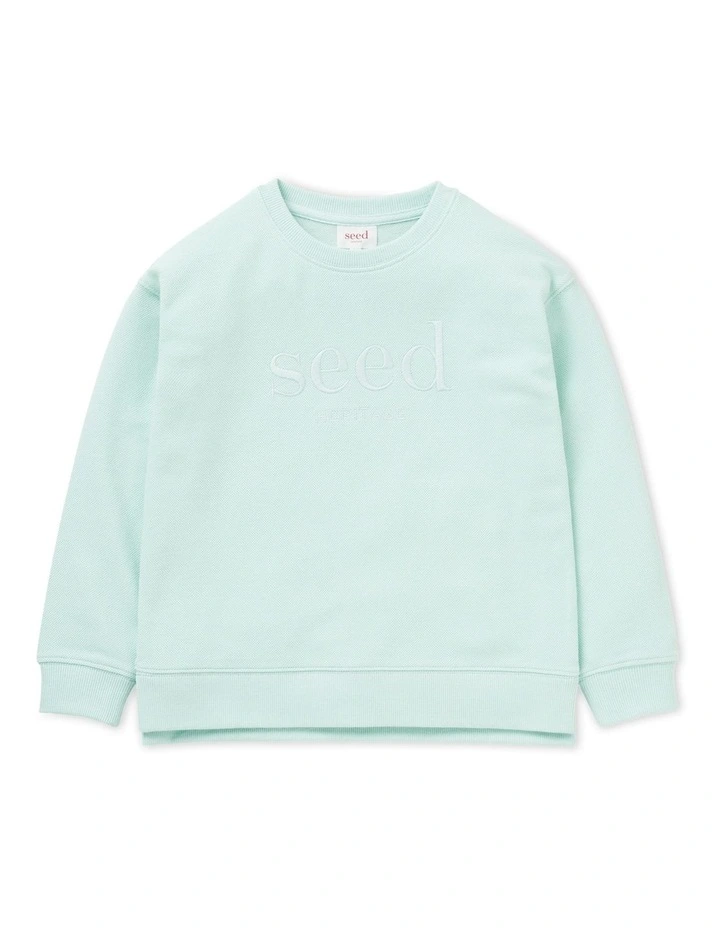 Core Logo Sweat In Mint image 1