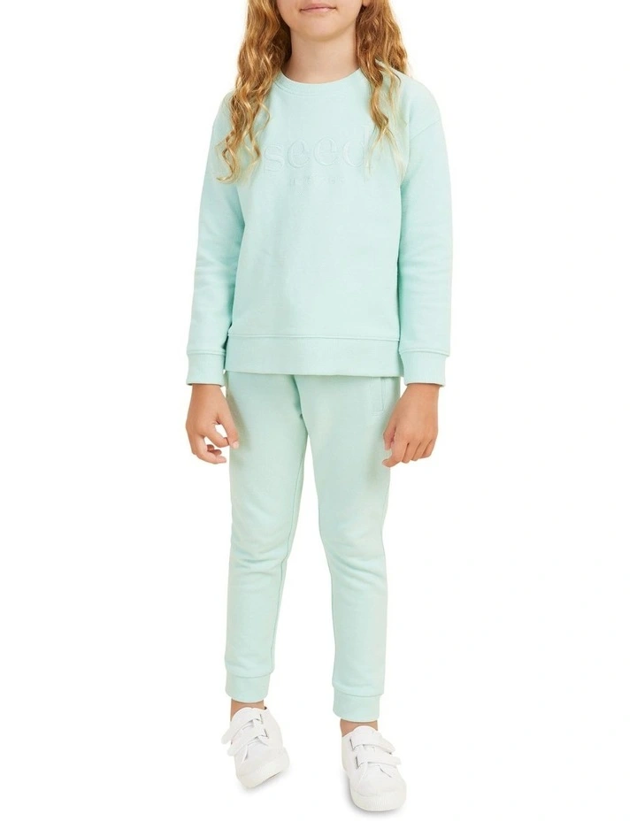 Core Logo Sweat In Mint image 2