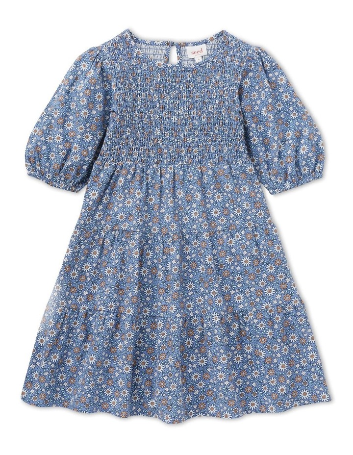 Floral Shirred Dress