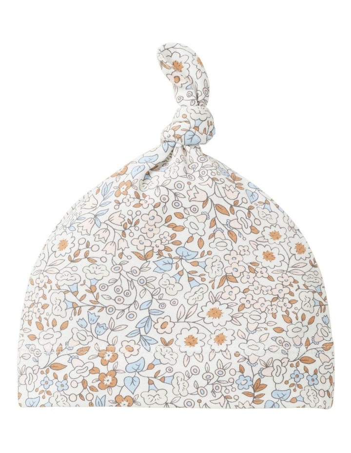 Floral Hat White