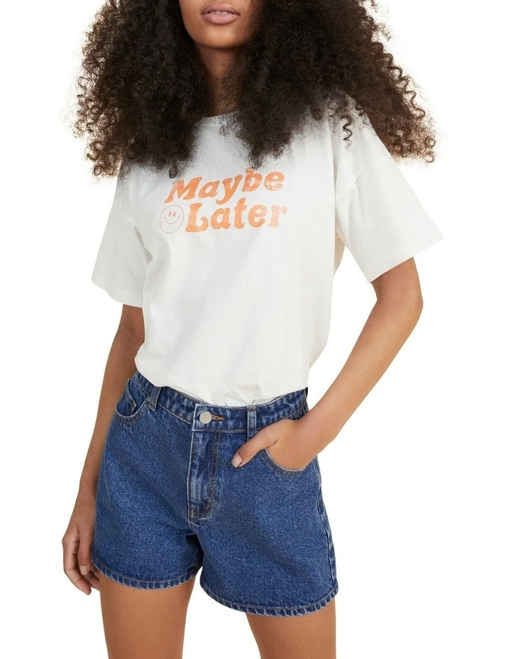 Relaxed Slogan Tee image 1