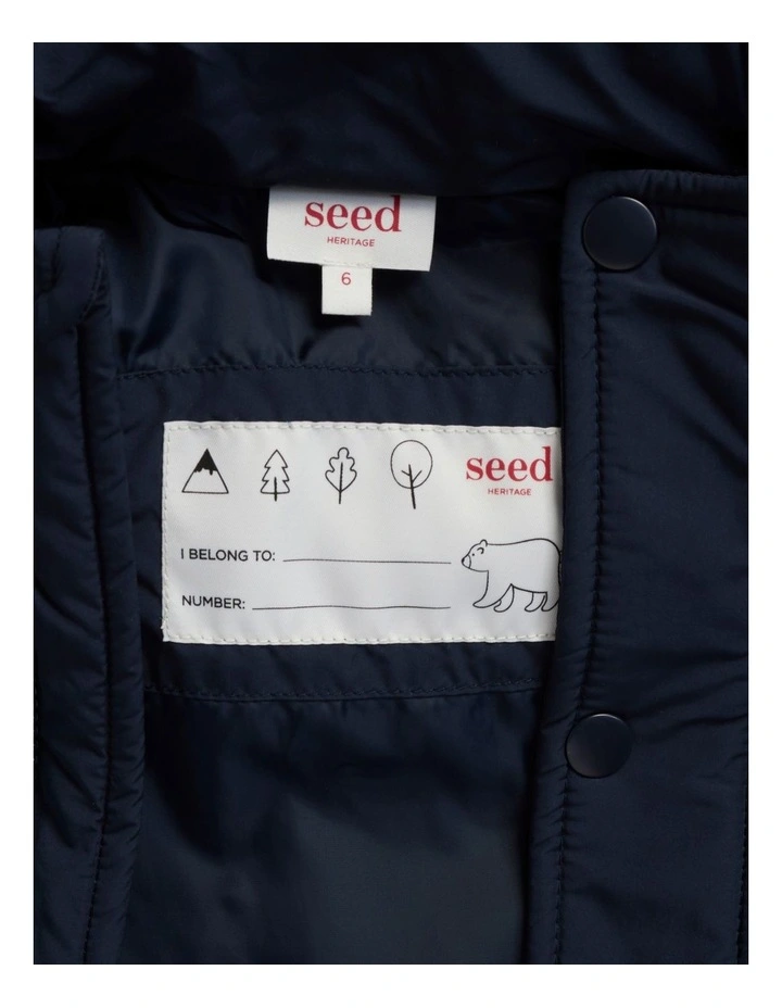 Colourblock Jacket in Navy image 5