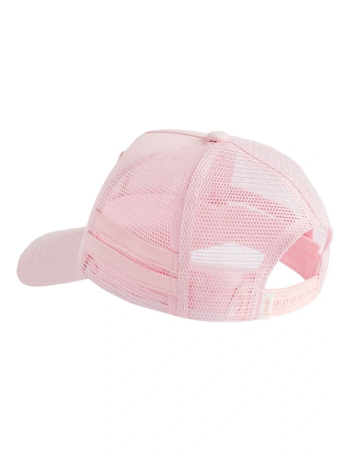 Glitter Initial "J" Cap in Pink image 3