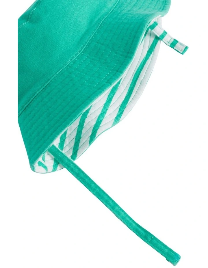 Initial "H" Sun Hat in Blue image 2