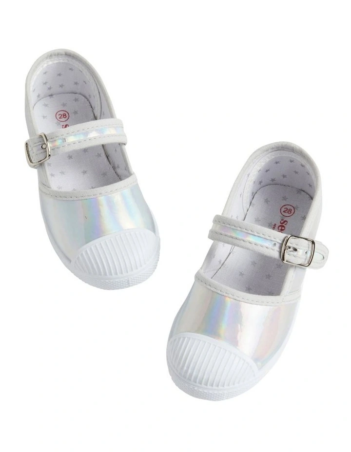 Reflective Mary Jane Sneaker in Iridescent image 2