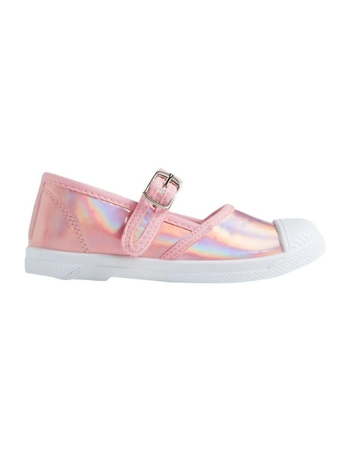 Reflective Mary Jane Sneaker in Pink image 1