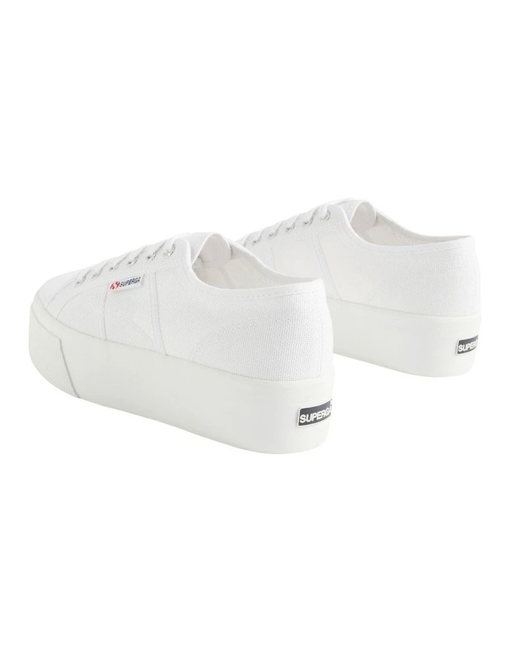 Superga Platform Sneakers in White image 4