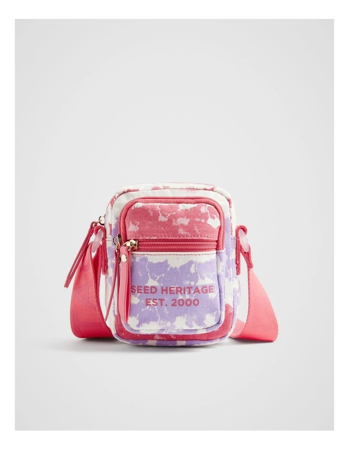 Tie Dye Sling Bag in Multi image 1