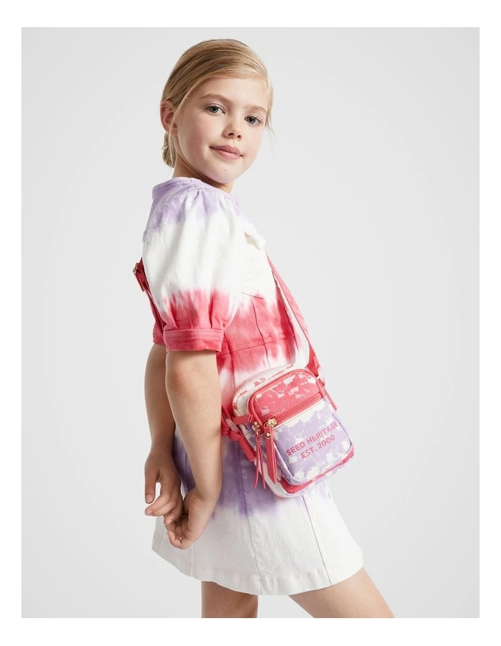 Tie Dye Sling Bag in Multi image 3