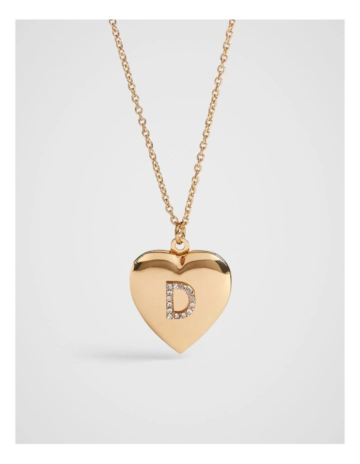 Diamante Initial Locket image 1