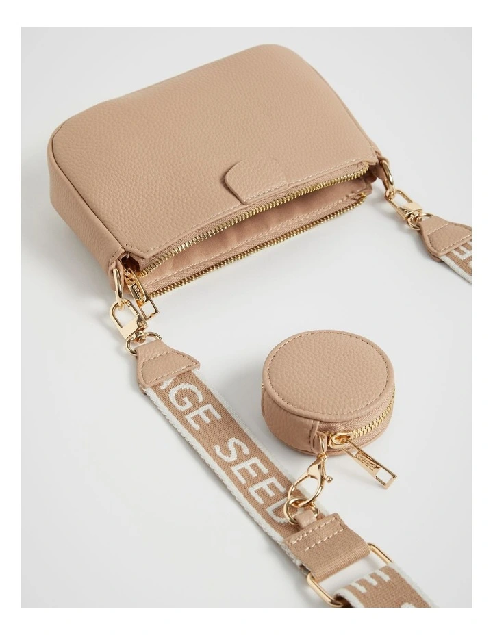 Hybrid Cross Body Bag in Sand image 2