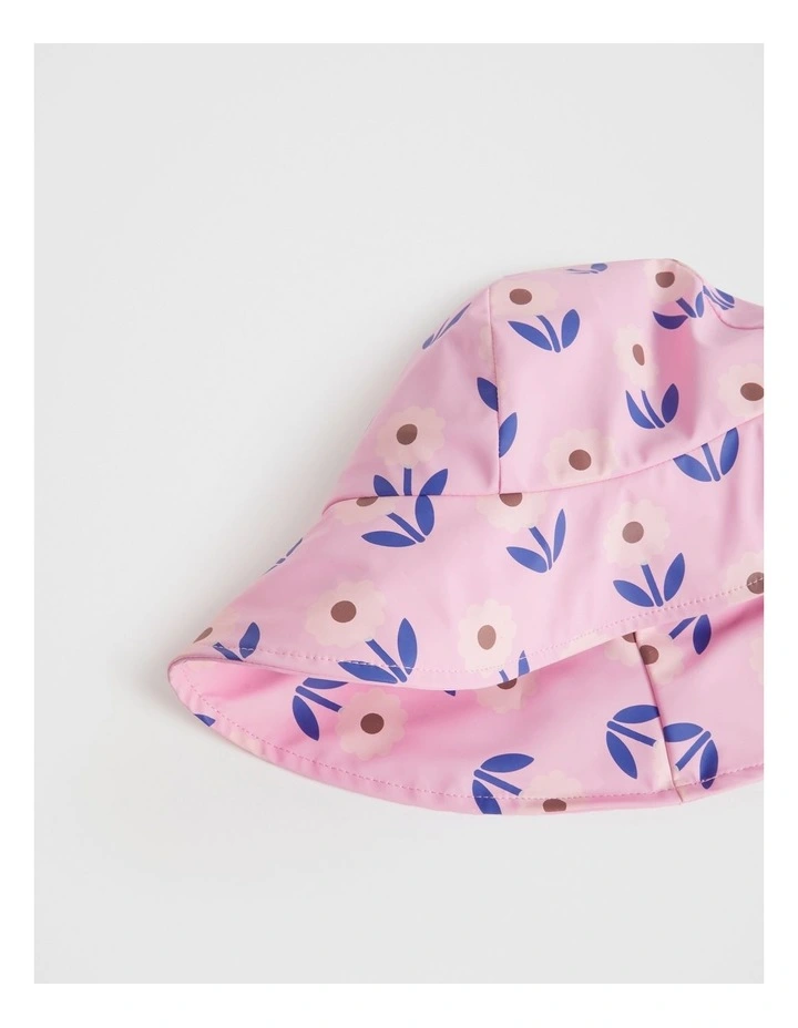 Floral Rain Bucket Hat in Multi image 2