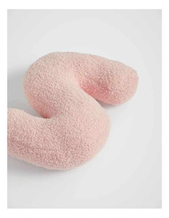 Teddy Initial s Cushion in Dusty Rose image 2