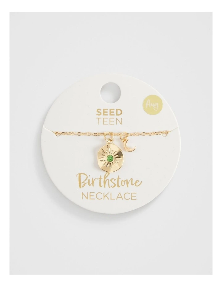 Birthstone August Necklace in Assorted image 1