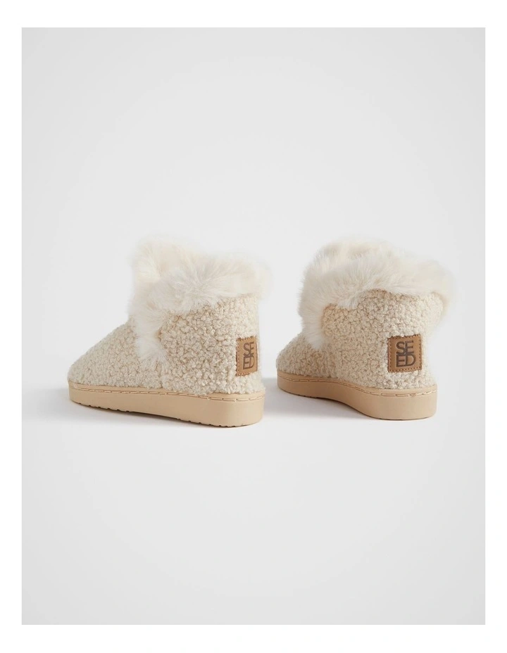 Fluffy House Boot in Oatmeal image 3