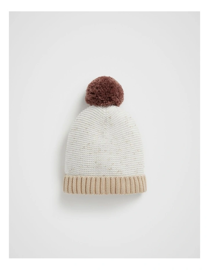 Colourblock Beanie in Multi image 1