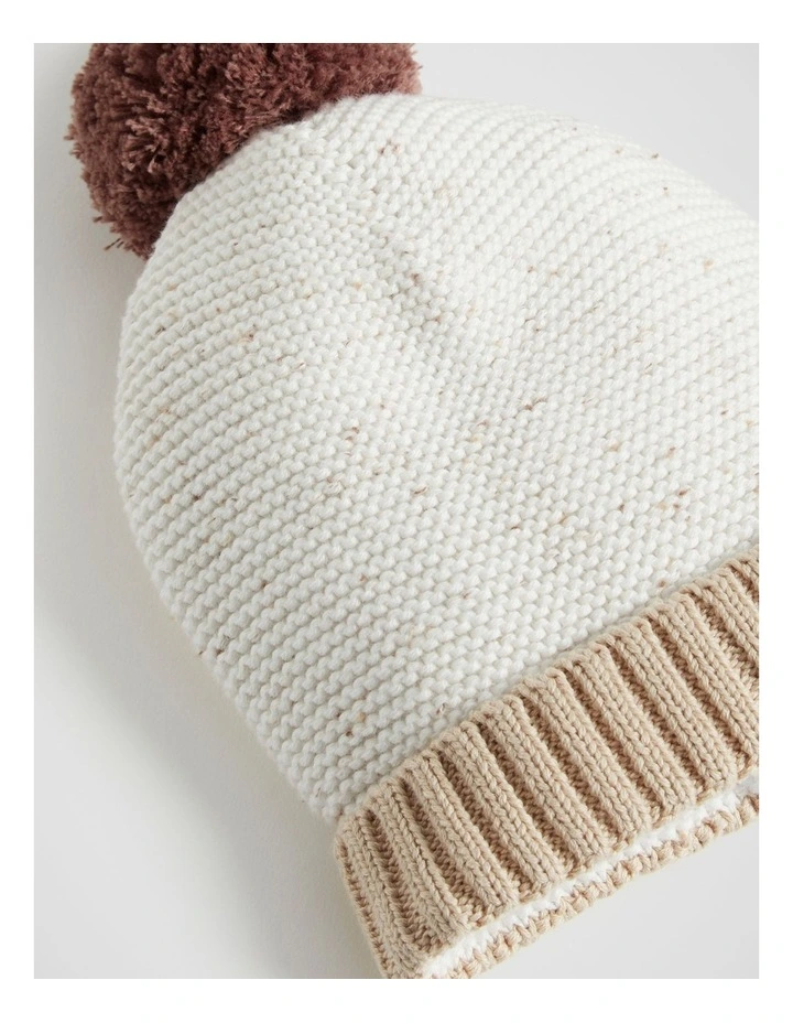 Colourblock Beanie in Multi image 2