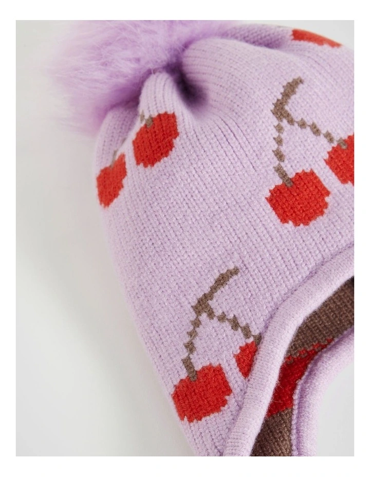 Cherry Beanie in Multi image 3