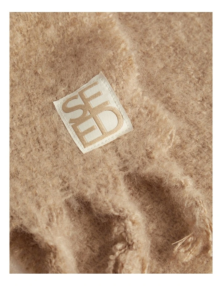 Brushed Heritage Scarf in Cookie image 2