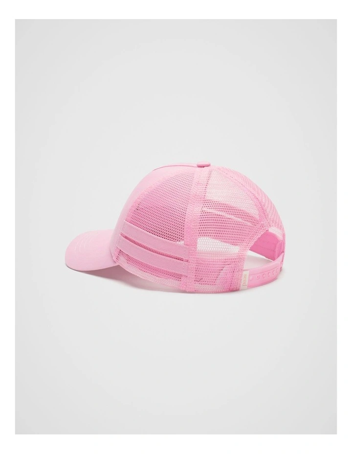 Initial Patch Cap in Pink image 3