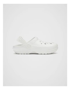 Star Moulded Clog in White