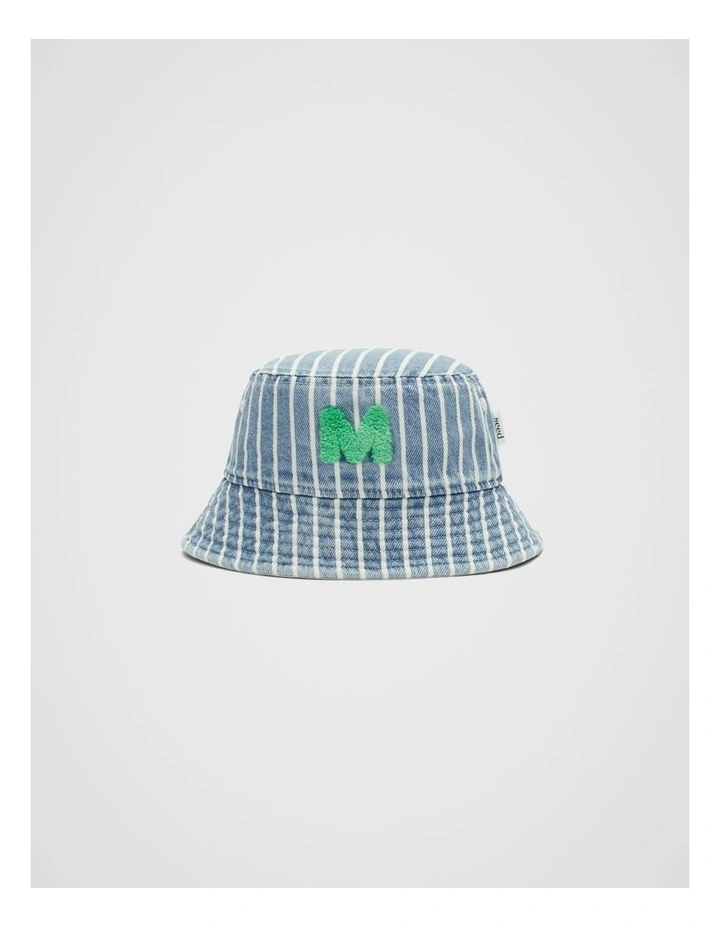Initial Denim Sun Hat in M image 1