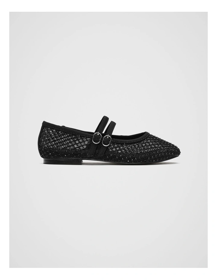 Mesh Jewel Ballet in Black image 1