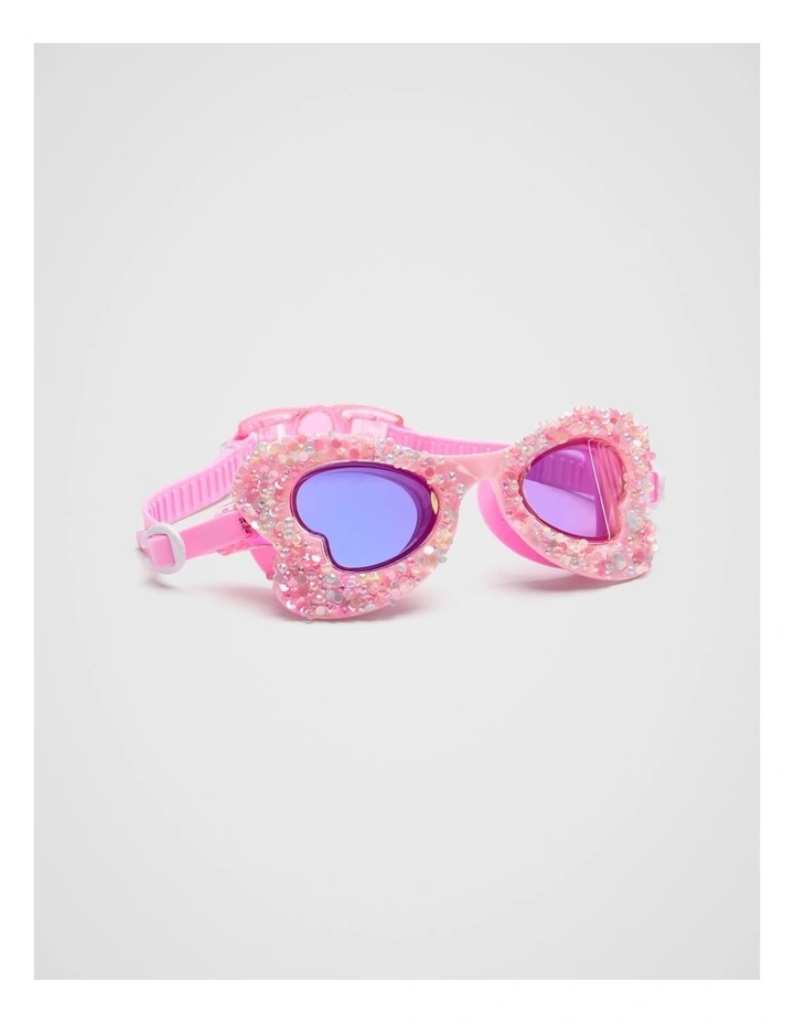 Blush Butterfly Swim Goggles in Multi image 1