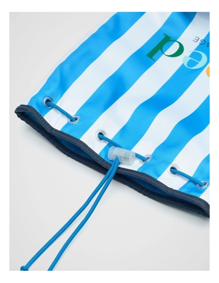 Stripe Swim Bag in Amalfi image 3
