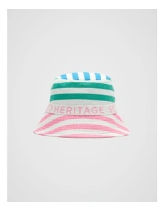 Stripe Colourblock Hat in Multi
