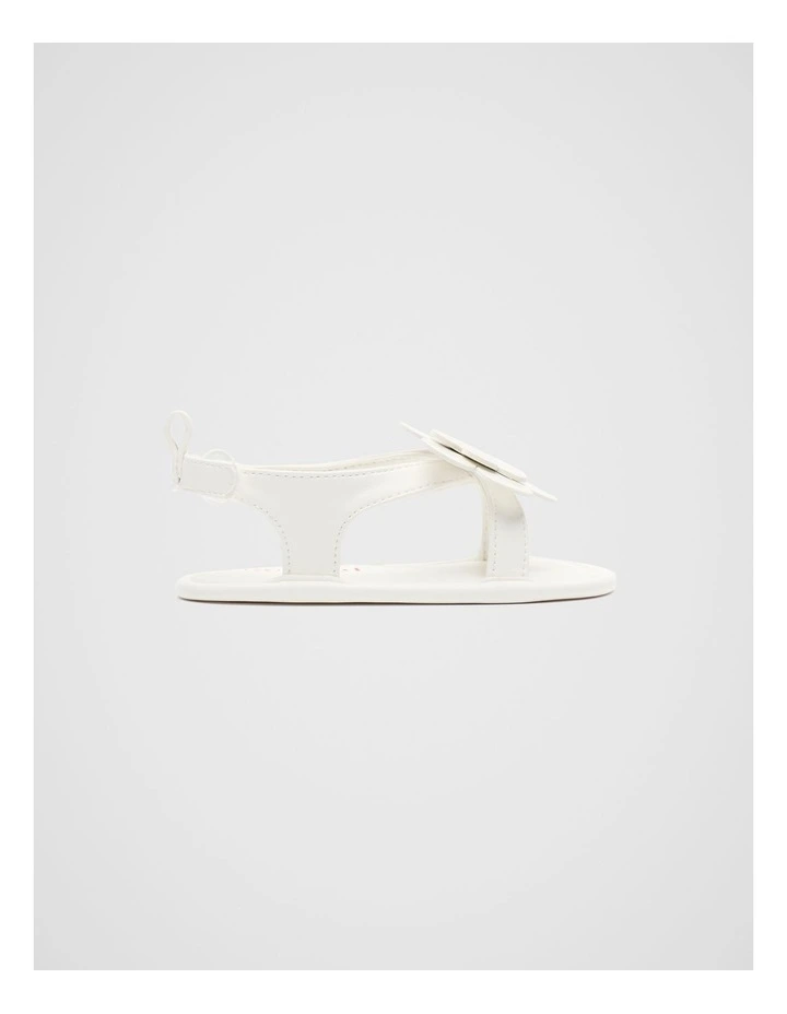 Mini Daisy Sandal in White image 2