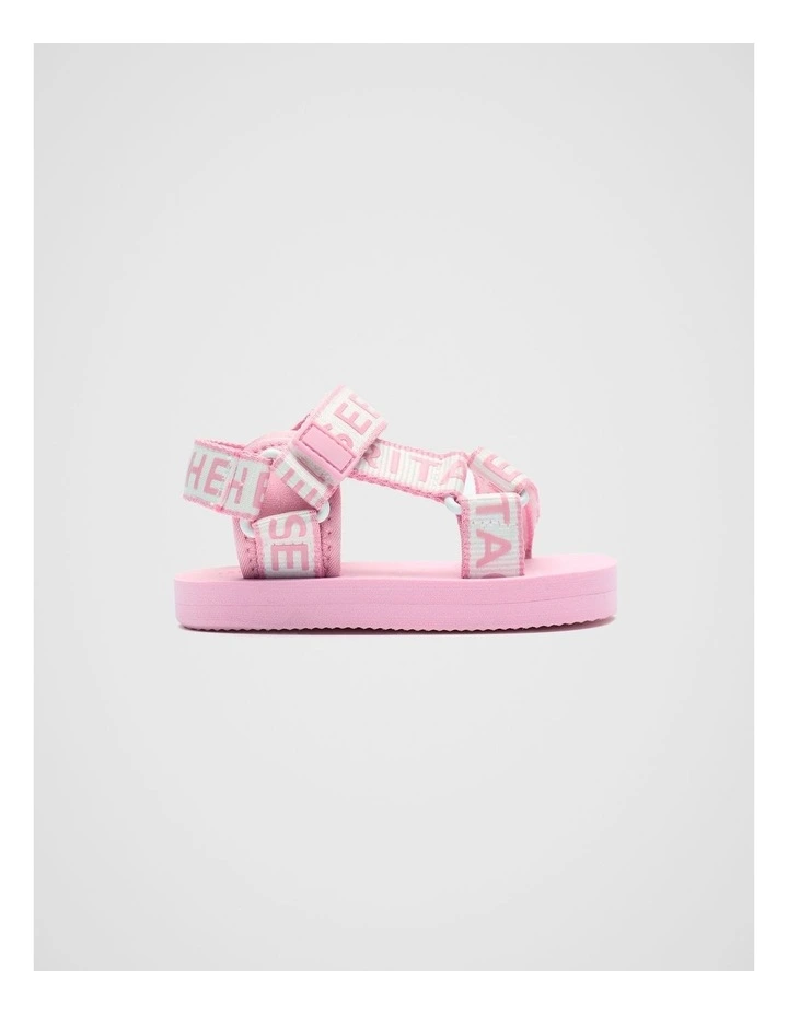 Mini Heritage Sandal in Candy Pink image 2