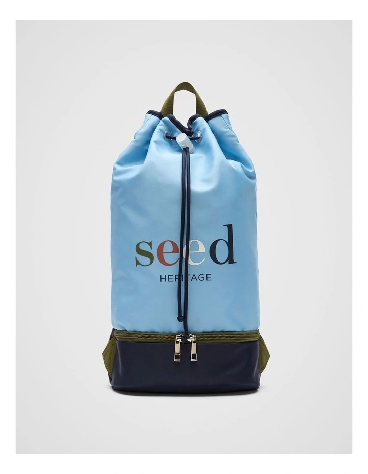 Swim Compartment Bag in Blue image 1