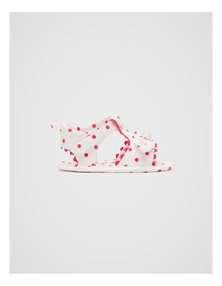 Mini Spot Sandal in White image 1