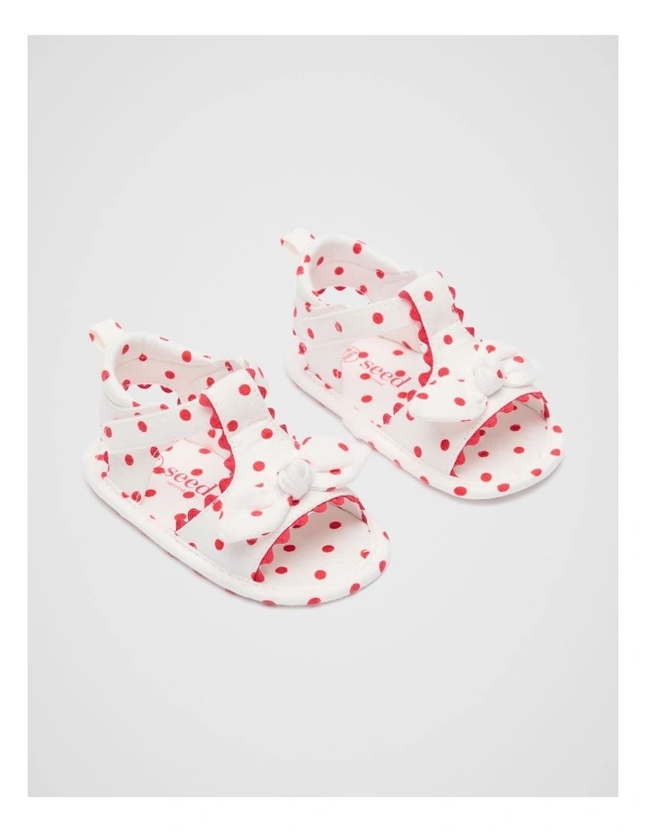 Mini Spot Sandal in White image 2