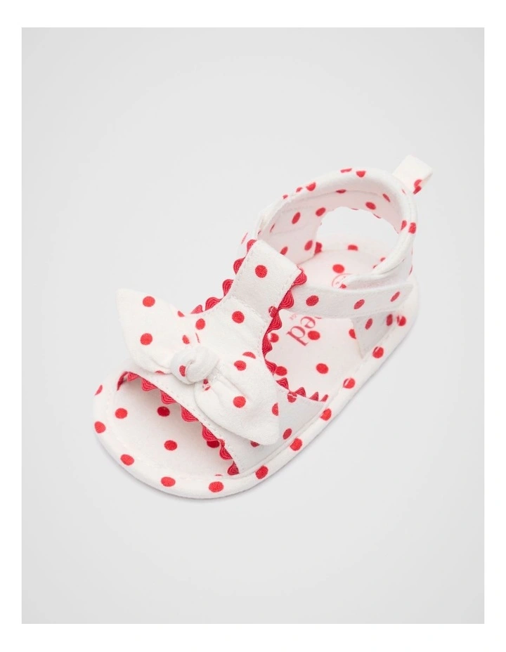 Mini Spot Sandal in White image 3