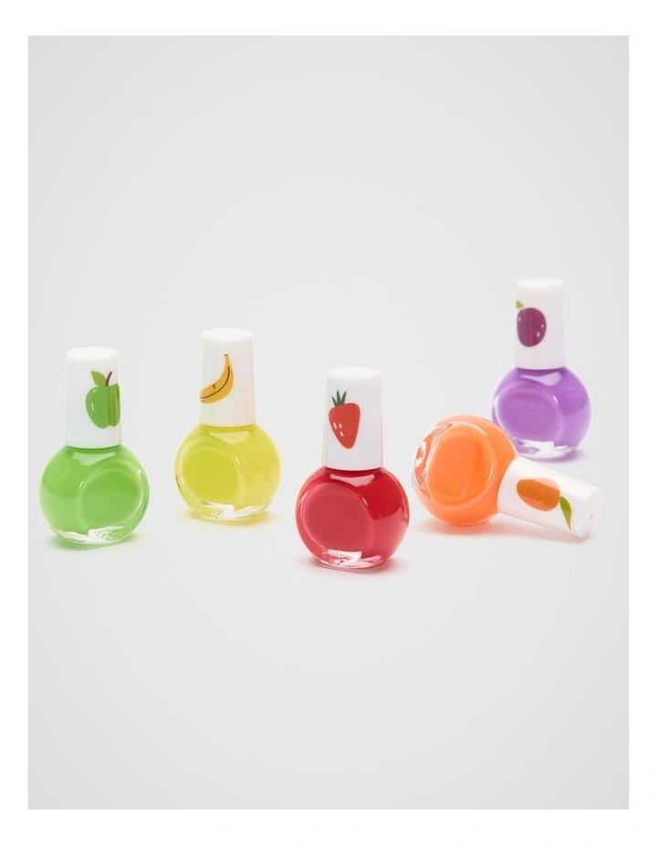 Fruity Scented Nail Polish 5 Pack in Multi image 2