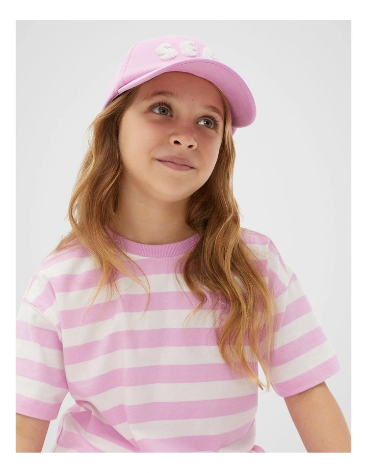 Chenille Cap in Fairy Floss image 2