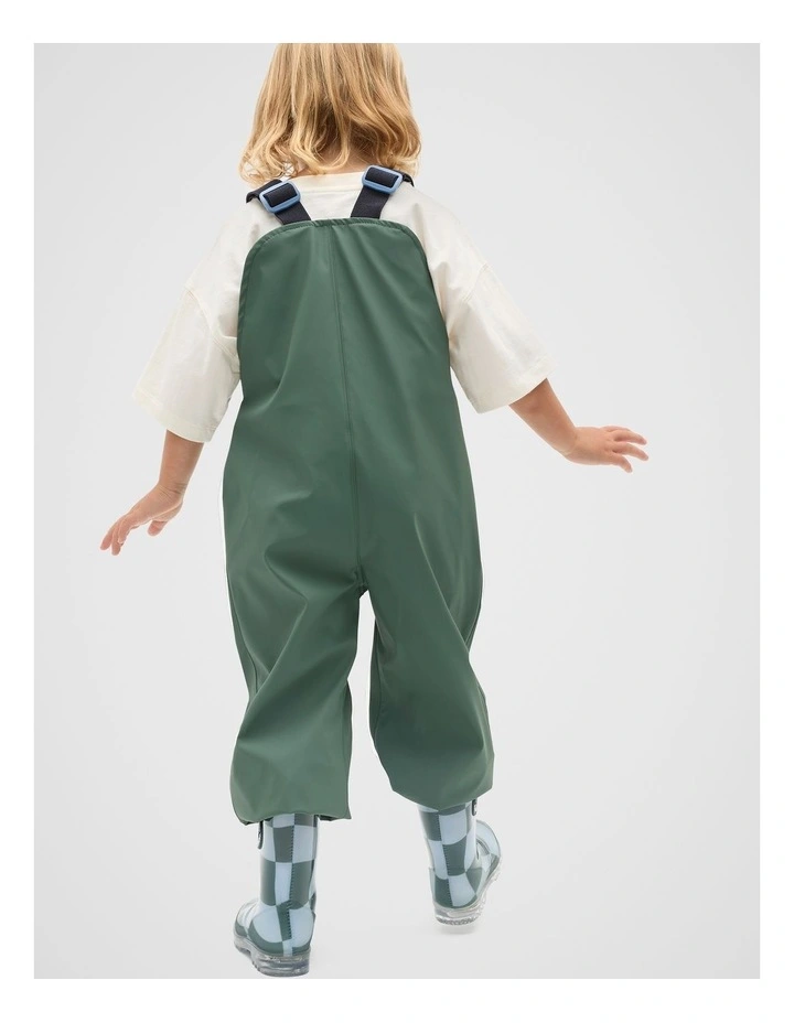 Rain Overalls in Khaki image 2