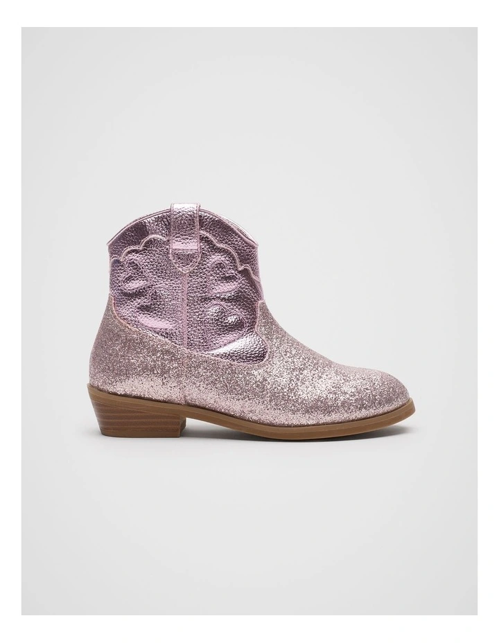 Heartburst Cowboy Boot in Pink image 1