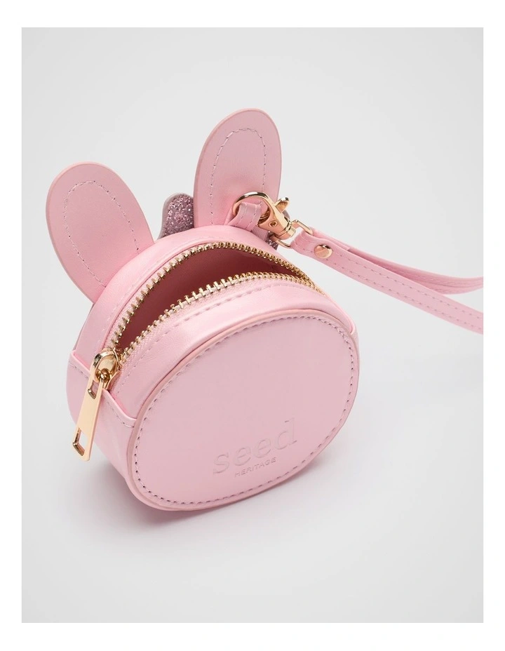 Bunny Bow Initial Purse in Multi image 2