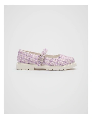 Chunky Mary Jane in Soft Lilac