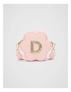 Flower Initial Bag in D