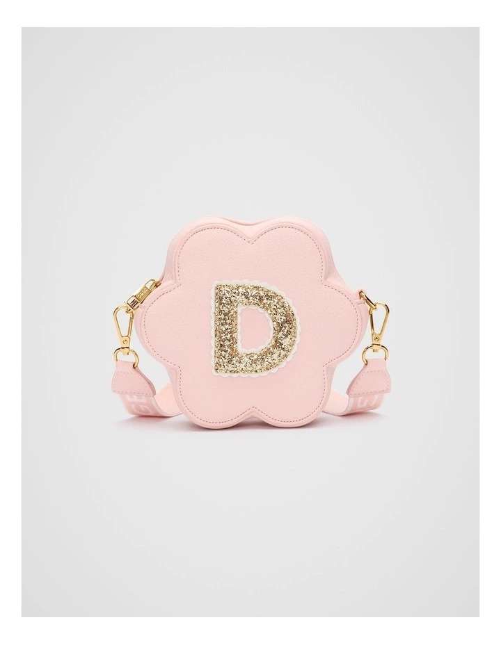 Flower Initial Bag in D image 1